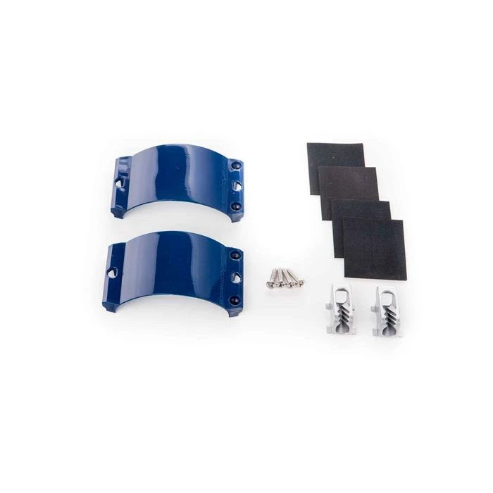 Kit Palan UNIFIBER 2x Clamcleat CL244/S2 Blue Strap, 4x Screws, 4x Rubber 1 Kit Palan UNIFIBER 2x Clamcleat CL244/S2 Blue Strap, 4x Screws, 4x Rubber